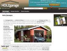 Tablet Screenshot of holz-garage.de
